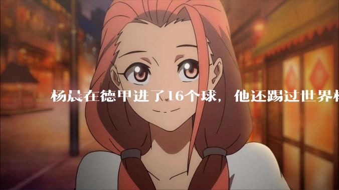杨晨在德甲进了16个球，他还踢过世界杯，为何杨晨从来不说自己是中国第一前锋?