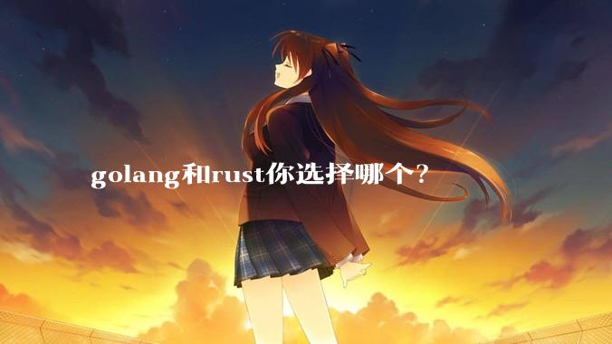 golang和rust你选择哪个？